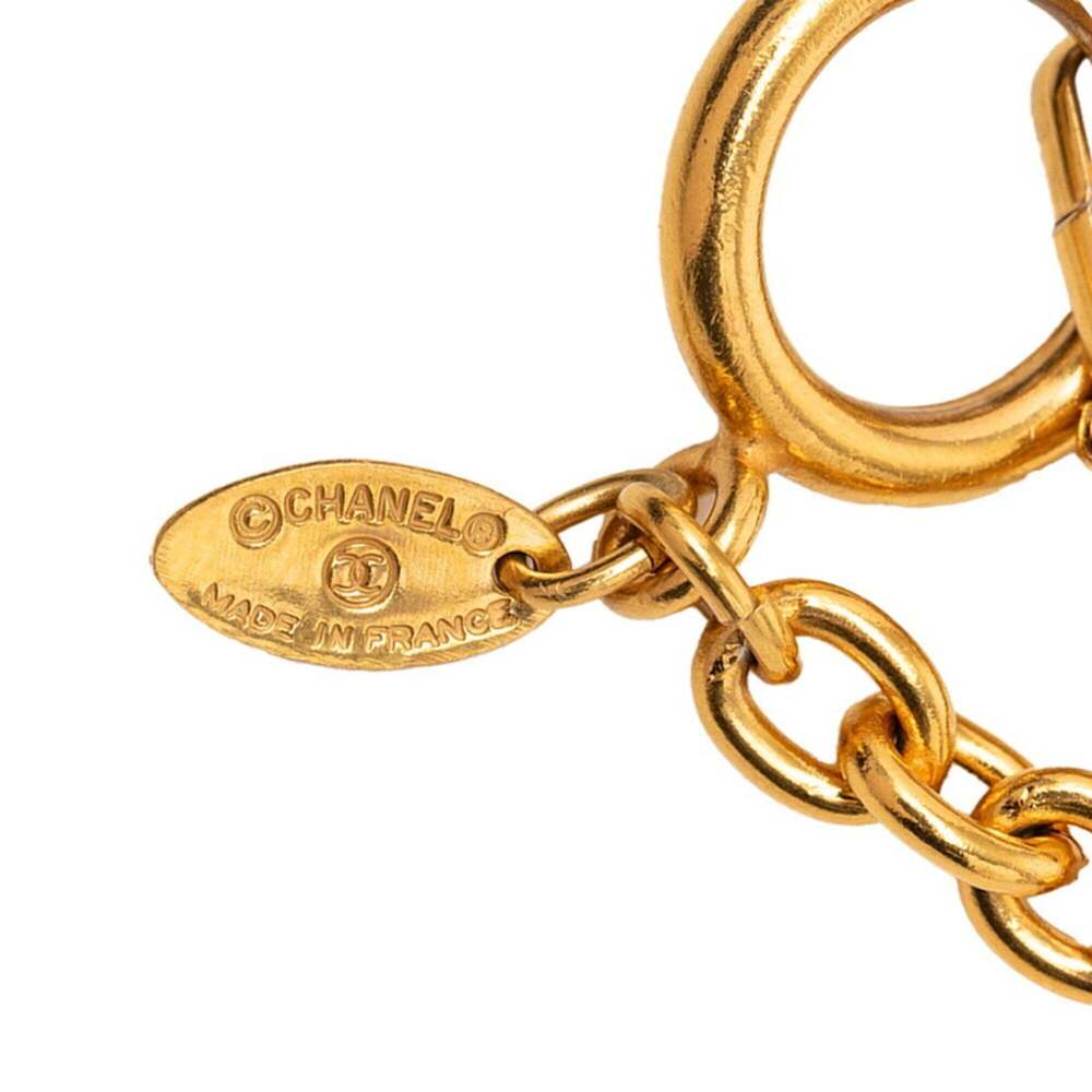 CHANEL Gold Logo Necklace - Picture 5 of 6